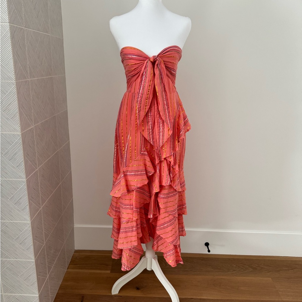 Strapless Tiered Dress by Sundress